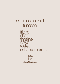 natural standard function -B/B-