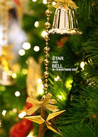 Star and Bell in Christmas day