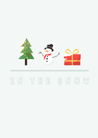 In the snow
