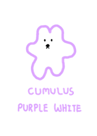 cumulus purple white