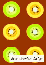 Scandinavian design - kiwifruit-