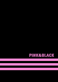 Simple Pink & Black no logo No.8