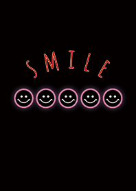 Neon pink / smile