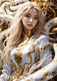 White snake and gold  Lucky 93