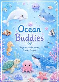 blue Heartwarming Sea Creatures