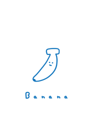 Yuru Banana/blue white