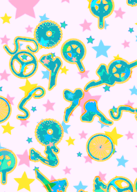 Cute bicycle parts (Sky blue)