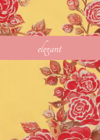 Western style roses on light pink