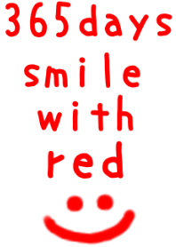 365days smile with red