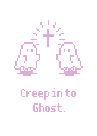 Sheet Ghost Creep in Ghost  - W&Lavender