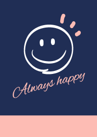 Always happy -Navy&Pink 7-