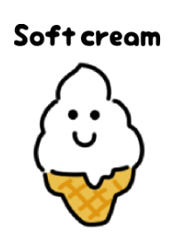 ふわふわソフトクリーム