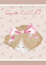 Kitten and ribbon coquette core 4