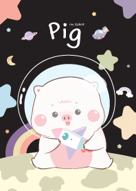 Pig Cute : On Space