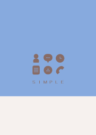 SIMPLE(beige blue)V.215b