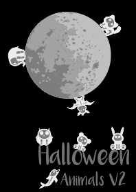 特別な黒い動物ハロウィン