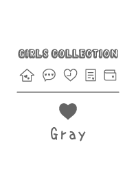 Girls Collection -Heart- Gray