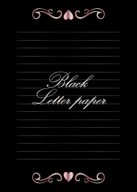 Black Letter paper *PINKGOLD*