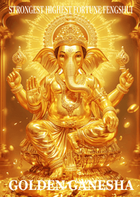 Financial fortune Golden Ganesha 57