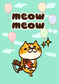I want to say Meow meow, Yellow cat.