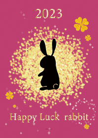 Pink : Rabbit Raise your fortune