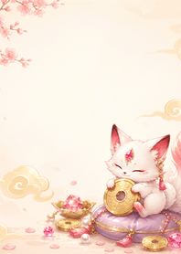 Cherry Topaz Fox Coin Fortune