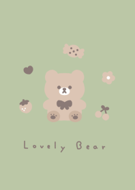 Bear and items/pistachio