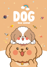 Dog Cutie Galaxy Light Brown