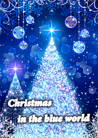 Christmas in the blue world
