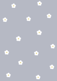 flower pattern =dustyblue=