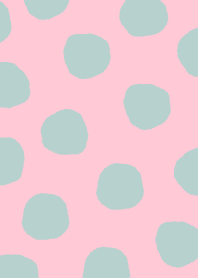 Stylish polka dots_Pink2