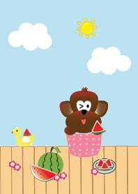 Cute monkey theme v.2