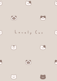 6 cats('24)pattern/brown