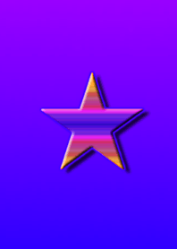 Simple star border purple