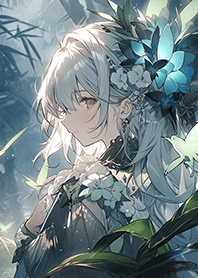 在森林的蝴蝶女孩❤