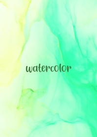 Pastel watercolor-GREEN 16