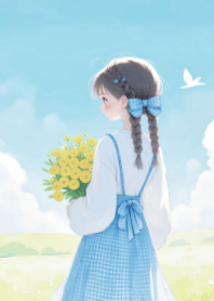 Girl and Flower V.46