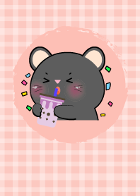 Simple Cute Cute Black Mouse (JP)
