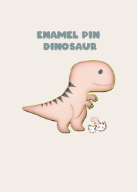 Enamel Pin dinosaur 4