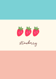 strawberry :ivorygreen pink