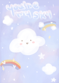 sky with clouds
