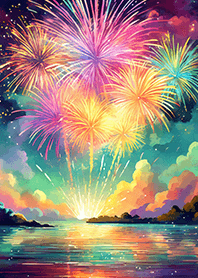 Beautiful Fireworks Theme#68
