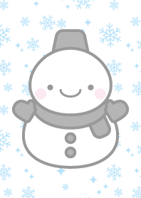 黒色雪だるま（スノーマン）の着せかえ