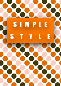 Dot Orange Simple style