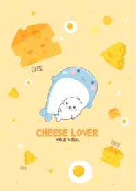 Whale&Seal Cheese Lover Kawaii