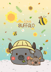 Buffalo Sunflower Bee Cute Lovely