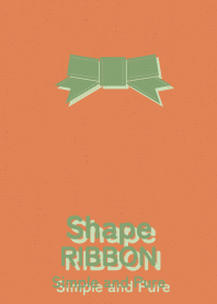 Shape RIBBON mandarin orange