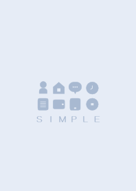SIMPLE(white blue)V.675b