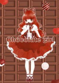 chocolate love girl