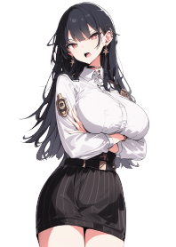 她一臉嫌棄的瞪著你 13